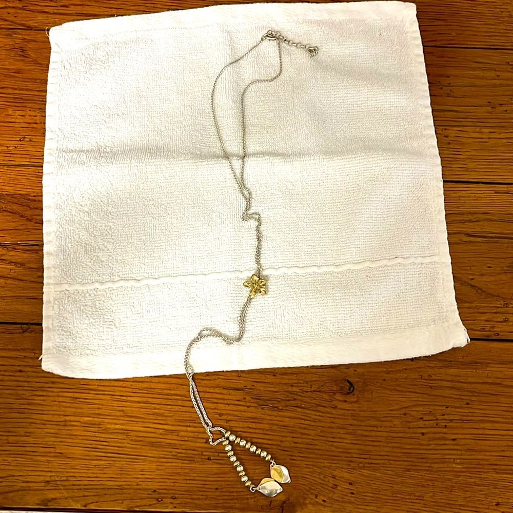Long length flower/leaves necklace - LUCKY BRAND